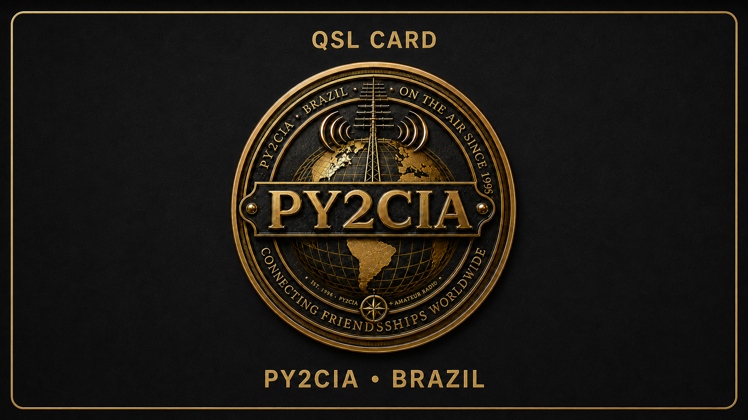 QSL Simples PY2CIA